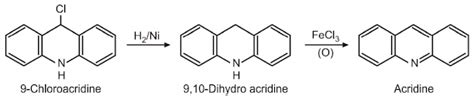 Synthesis, Reactions and Medicinal Uses of Acridine : Pharmaguideline