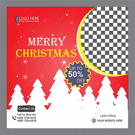 Merry Christmas Social Media Posts Template Download on Pngtree