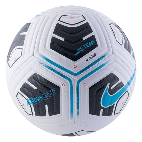 Nike Academy Team Soccer Ball - White/Black | SOCCER.COM | Soccer ball ...