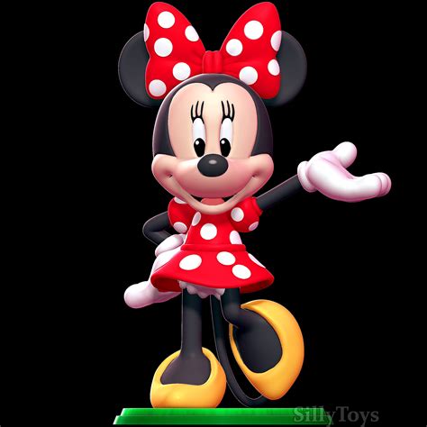 Minnie Mouse - 3D Print Model by SillyToys