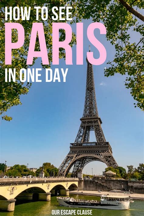 The Perfect One Day in Paris Itinerary (How to See Paris in a Day ...