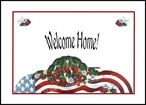 Welcome Home - Military Greeting Card