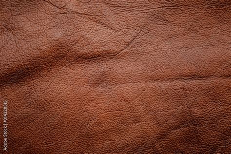 Real brown genuine leather background texture Stock Photo | Adobe Stock