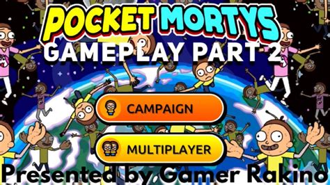 Pocket Mortys Gameplay Part 2 - YouTube