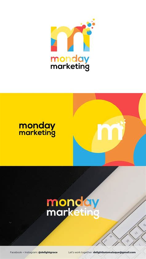 Logo Design: Monday Marketing | Logo design samples, Logo design, Marketing