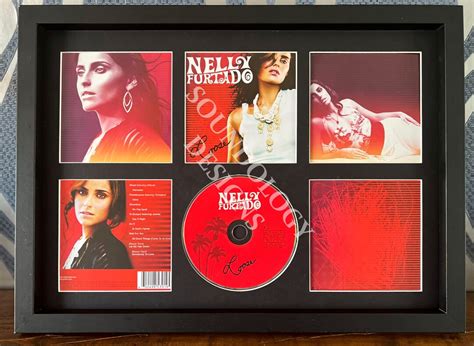 Nelly Furtado Albums Retro CD Mounted Wall Display Free - Etsy Australia