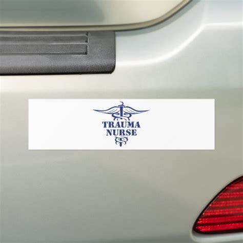 trauma nurse bumper sticker | Zazzle