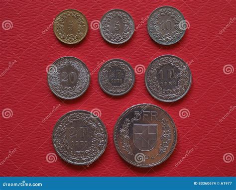 Swiss Franc Coins, Switzerland Stock Photo | CartoonDealer.com #83360674