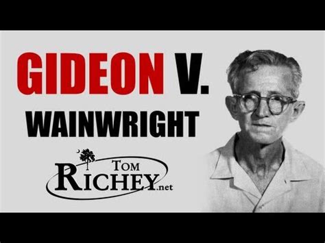 Gideon v Wainwright (1963) - AP Government Supreme Court Project) - YouTube