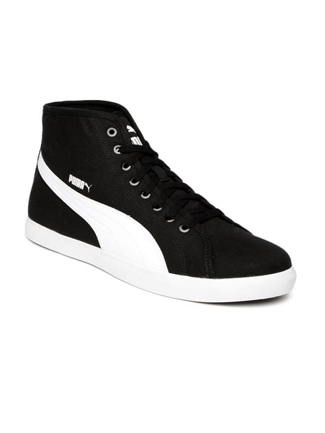 Buy PUMA Men Black & White Elsuv2 Casual Shoes - Casual Shoes for Men 1266693 | Myntra