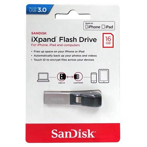 SanDisk iXpand Flash Drive 16GB USB 3.0 Flash Drive Memory Stick For ...