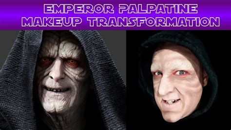 Emperor Palpatine (Star Wars) cosplay makeup transformation - YouTube