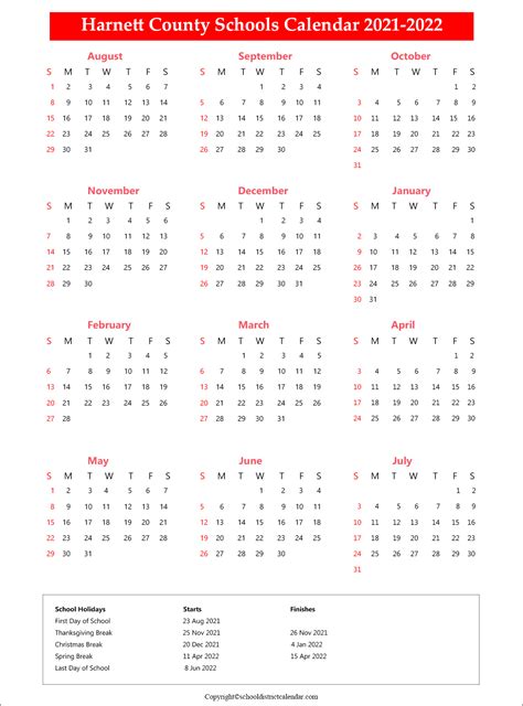 Harnett County Schools Calendar 2022-2023 - May 2022 Calendar