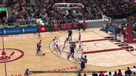 NBA 2K10 (Xbox 360) Gameplay: Atlanta Hawks vs. Toronto Raptors - YouTube