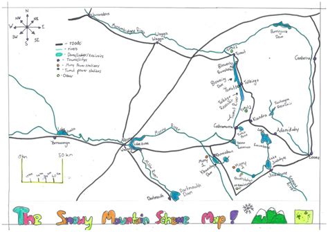 Map of the Snowy Mountain Scheme - the Snowy mountain schemeBy CHicken Nugget CO