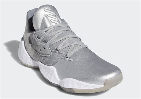 adidas Harden Vol. 4 Silver Metallic FW9482 | SneakerNews.com