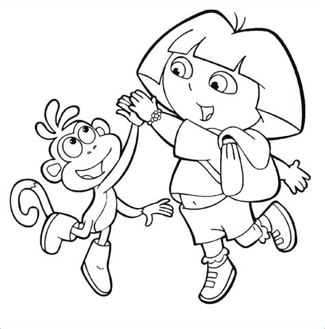 Dora And Friends Coloring Pages at GetDrawings | Free download