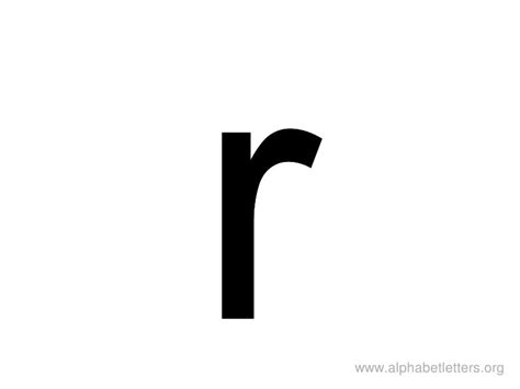 R Is The Letter Of The Alphabet - ClipArt Best