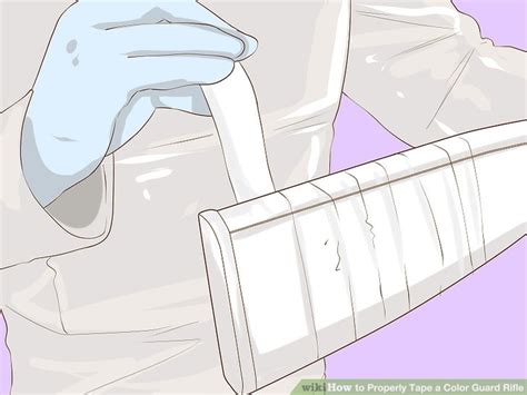 How to Properly Tape a Color Guard Rifle (with Pictures) - wikiHow