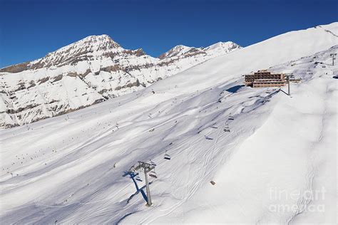 Leukerbad ski resort in the Swiss alps in winter Photograph by Didier ...