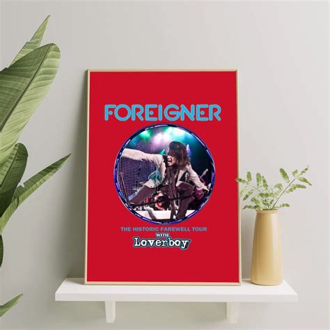 Foreigner The Histroric Farewell Tour 2023 Poster Set, Foreigner 2023 ...