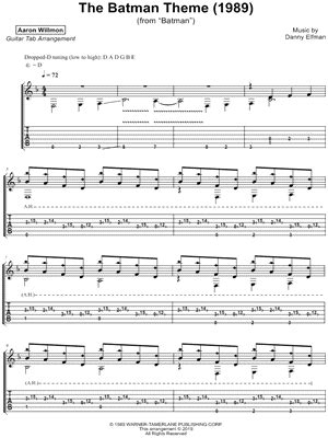 "The Batman Theme" Sheet Music - 18 Arrangements Available Instantly ...