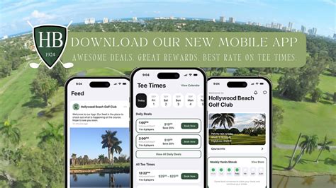 Download our NEW mobile app! - Hollywood Beach Golf Club