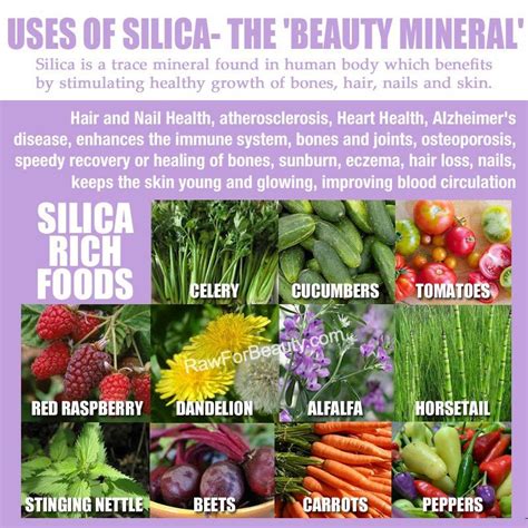 Silica - the beauty mineral | Health, Health and nutrition, Natural healing