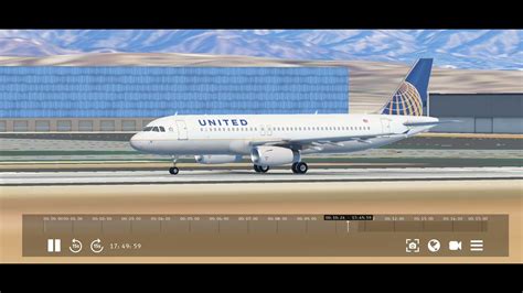 United Airlines Airbus A320-232 Takeoff From Los Angeles Infinite ...