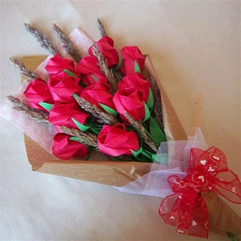 Origami Rose Bouquet