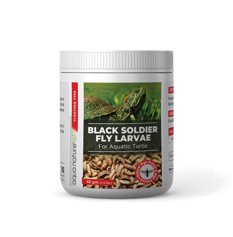 Dried Black Soldier Fly Larvae Food for Aquatic Turtle - Aquanature