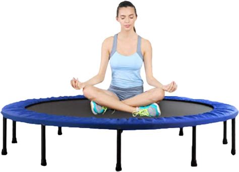 HSBAIS Fitness Trampoline, round Exercise Trampoline with Springs System Adults Trampoline ...