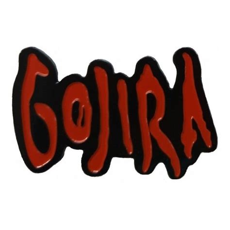 Gojira Red Logo Badge