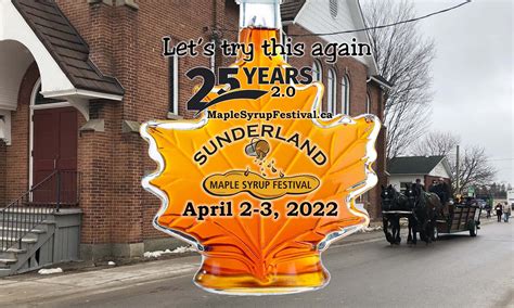 News | Sunderland Maple Syrup Festival - 25 Years