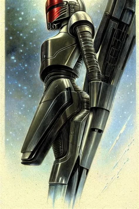 1970s battlestar galactica cylon art . muted | Stable Diffusion