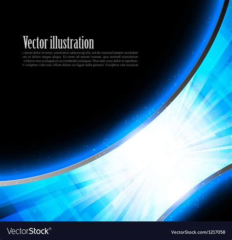 Bright blue tech background Royalty Free Vector Image