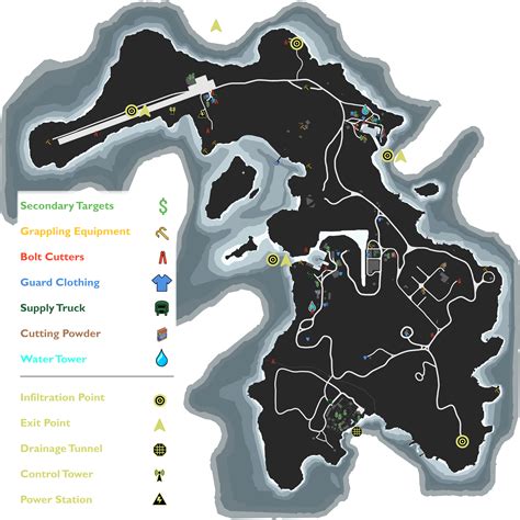 The entire Cayo Perico Heist Intel Map based on GTA Series Videos ...