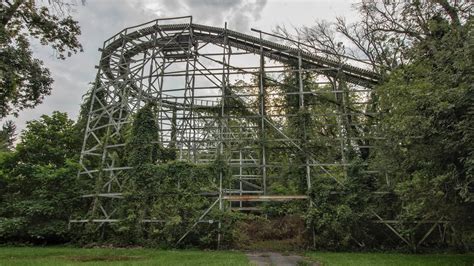 Old Wooden Roller Coaster