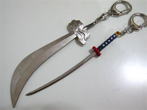 Inuyasha Anime Demon Sword Tenseiga & Tessaiga Keychain | #36380039