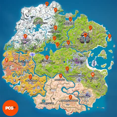 Fortnite NPC locations – all character items | PCGamesN