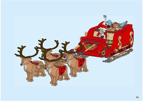 View LEGO® instruction 40499 Santa's Sleigh - LEGO instructions and catalogs library