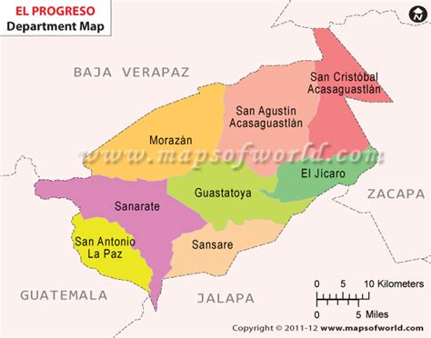 Mapa De El Progreso