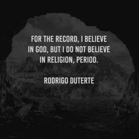 55 Famous quotes and sayings by Rodrigo Duterte