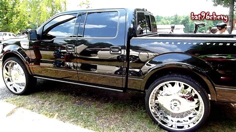 2011 Ford F-150 Harley Davidson Truck on 30" Forgiatos - HD - YouTube