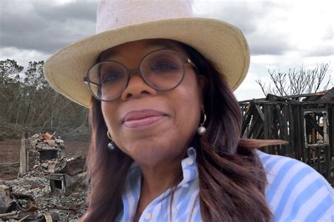 Oprah turned away from filming Maui wildfire devastation