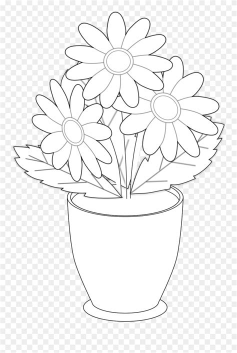 Download Vase Clipart Clip Art - Draw The Flower Vases - Png Download (#47536) - PinClipart