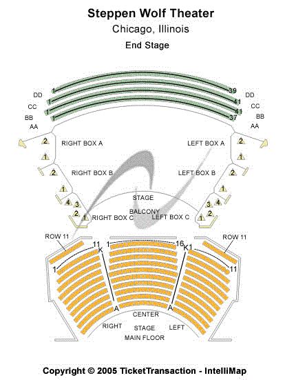 Steppenwolf Theatre Tickets, Steppenwolf Theatre Seating Chart