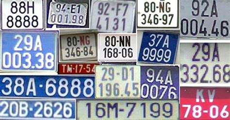 Vietnam: Regulations of Circular 15 on license plates for each type of vehicle in Hanoi, Vietnam