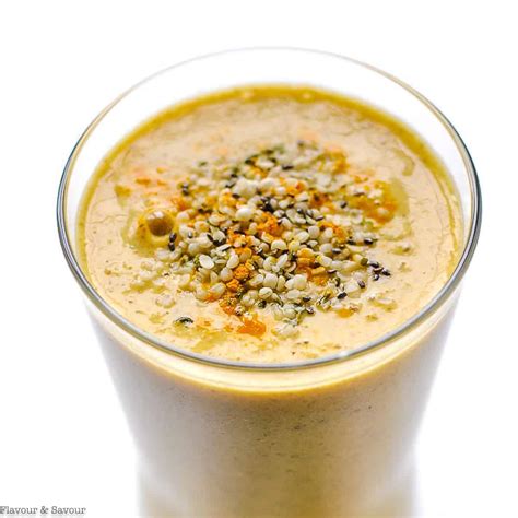 Clean-Eating Tropical Turmeric Smoothie - Flavour and Savour