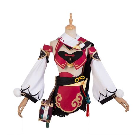 Buy Genshin Impact Yanfei Cosplay Costume Uniform Suit Full Set Yanfei ...